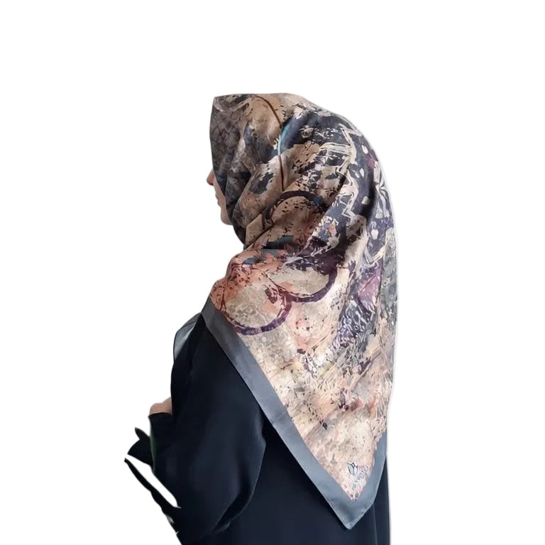 Organik Soft Eşarp Mixed Violet