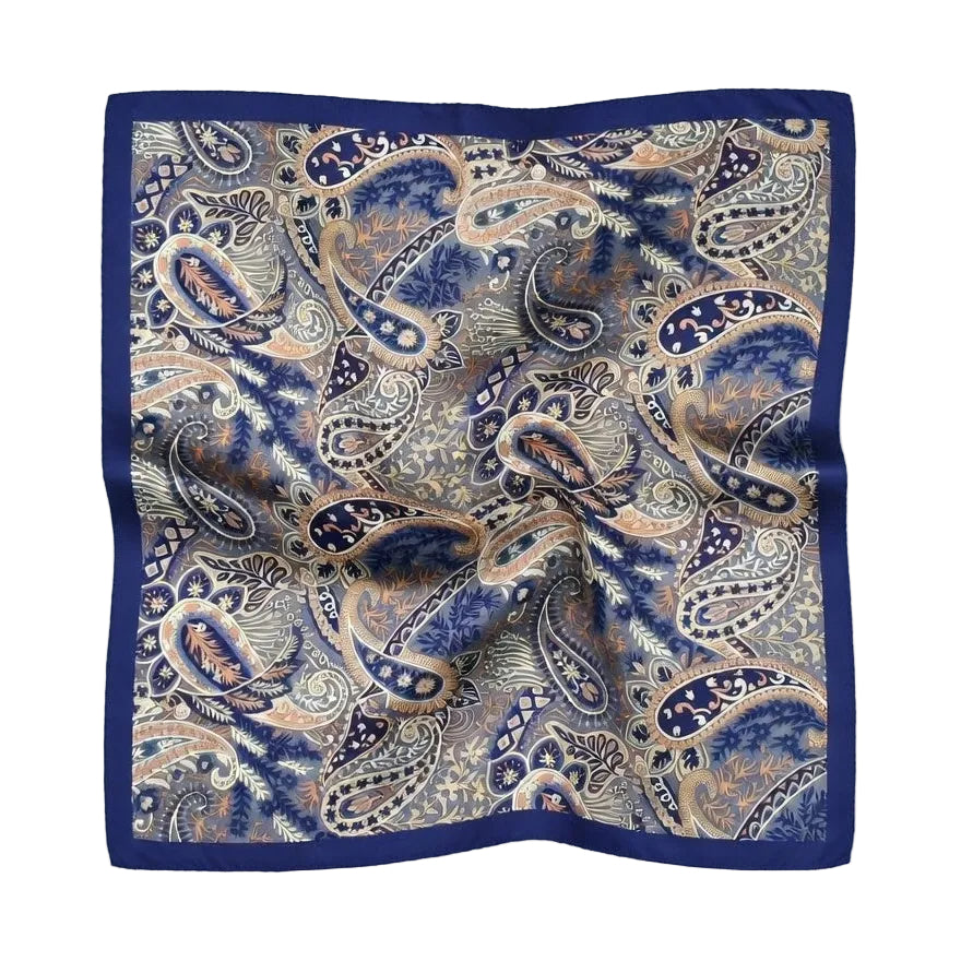 Organik Soft Eşarp Mavi Deniz