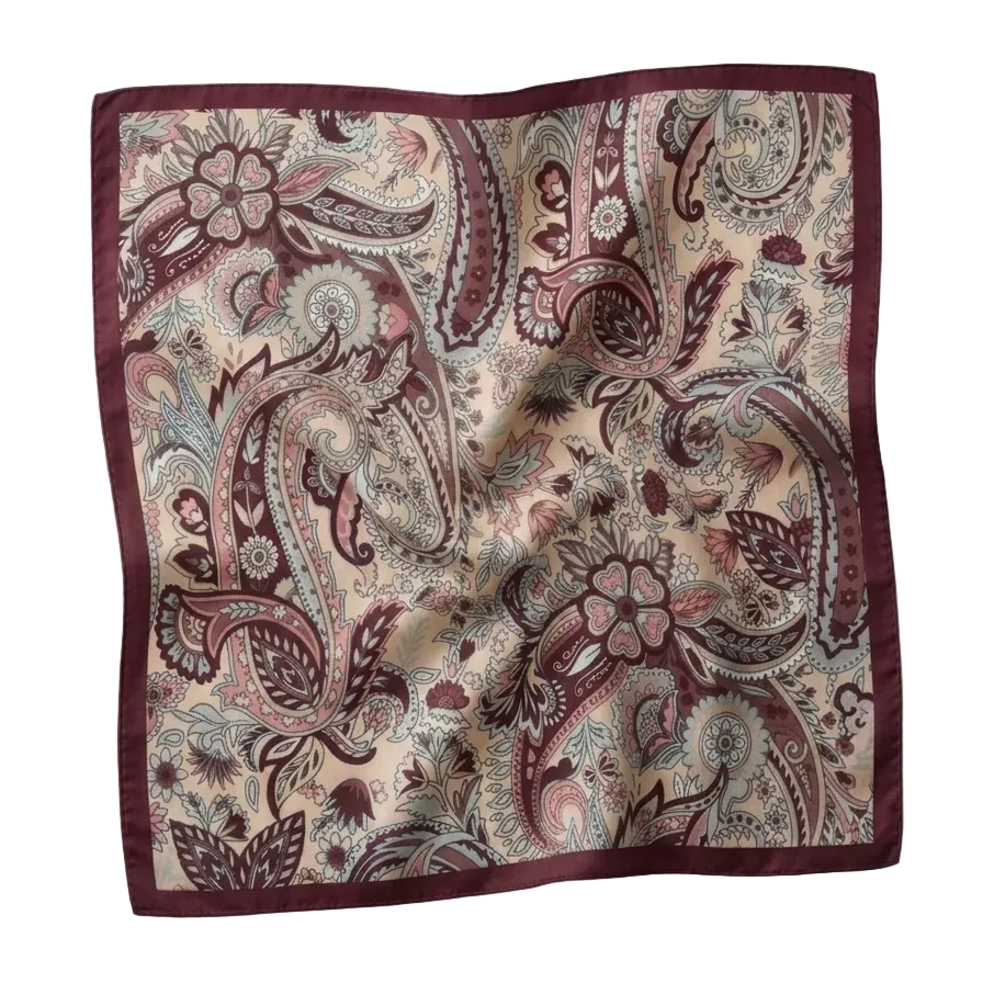 Organik Soft Eşarp Kırmızı Deniz