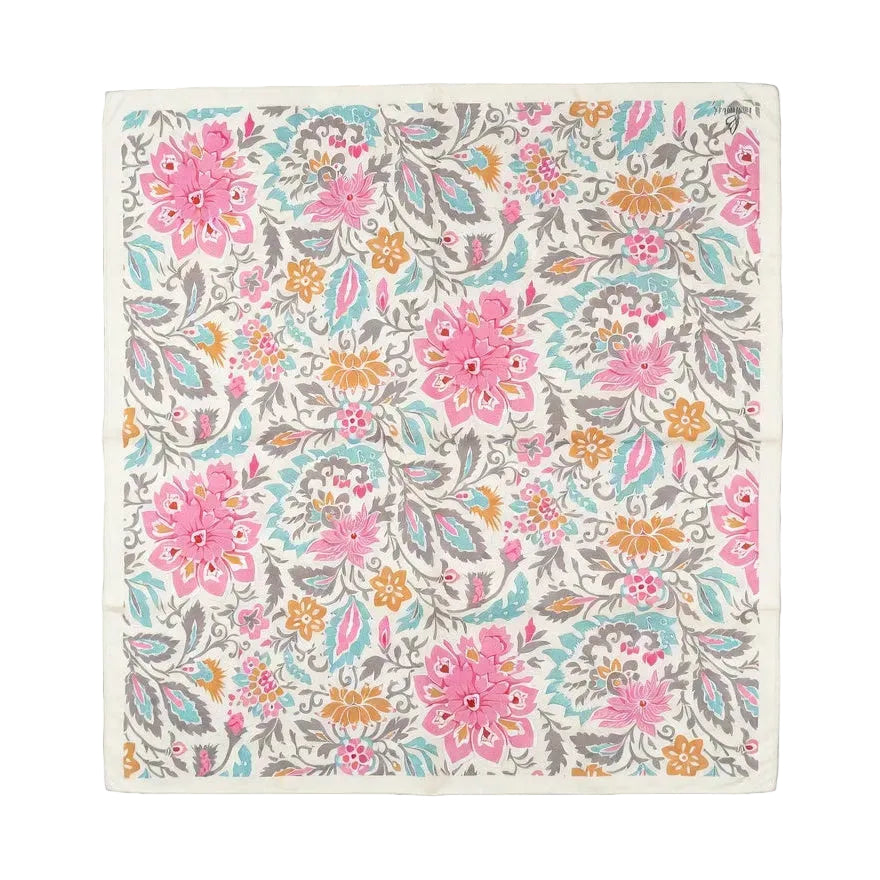 Organik Soft Eşarp Pembe Botanik