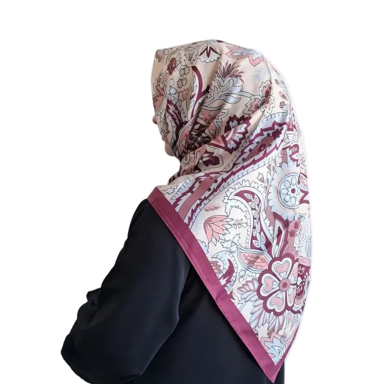 Organik Soft Eşarp Kırmızı Deniz