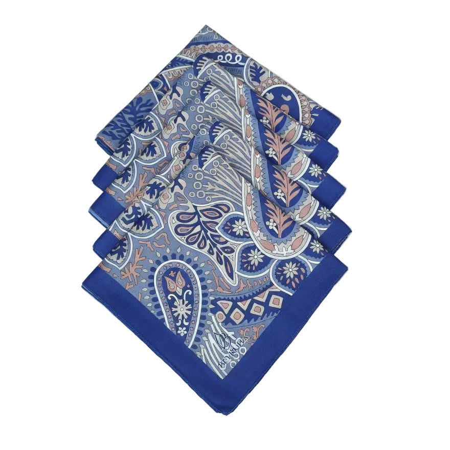 Organik Soft Eşarp Mavi Deniz