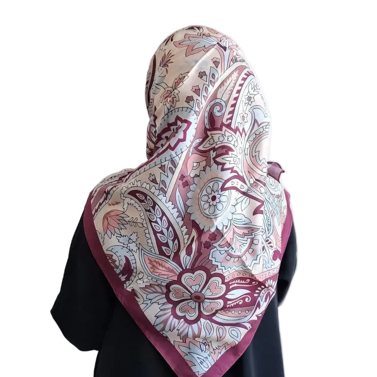 Organik Soft Eşarp Kırmızı Deniz