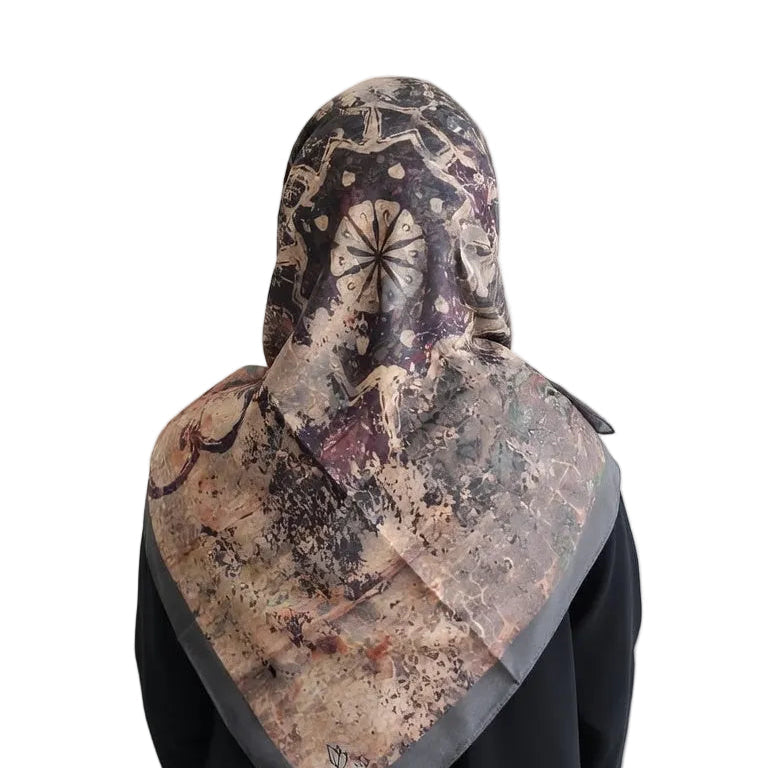 Organik Soft Eşarp Mixed Violet