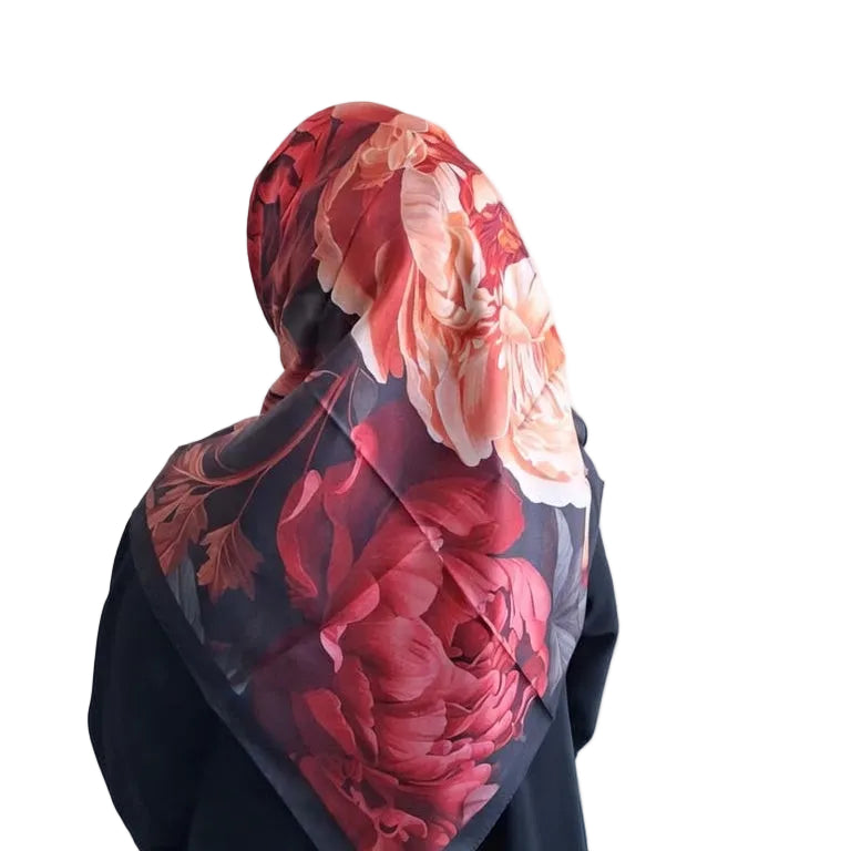 Organik Soft Eşarp Kırmızı Rose